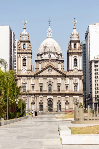 Iglesia Candelaria Río Janeiro Brasil Octubre 2017 Vista Iglesia Candelaria — Foto de Stock