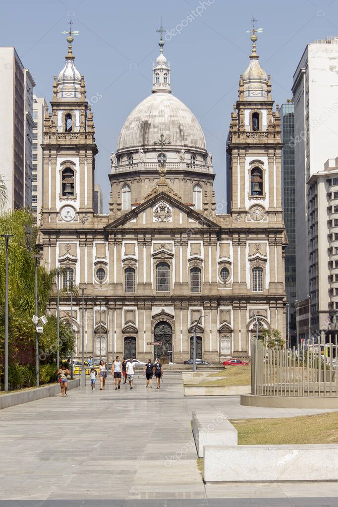 Iglesia Candelaria en Río de Janeiro, Brasil 12 de octubre de 2017. Vista de  la Iglesia Candelaria en el centro de Río de Janeiro. 2023