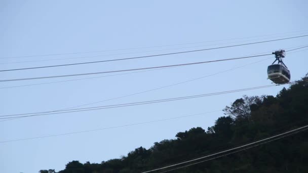 Teleférico Bolo Açúcar Rio Janeiro — Vídeo de Stock