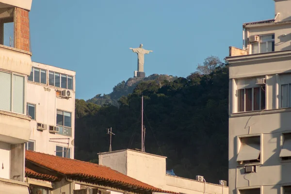 Estátua Cristo Redentor Rio Janeiro Brasil Agosto 2021 Estátua Cristo — Fotografia de Stock