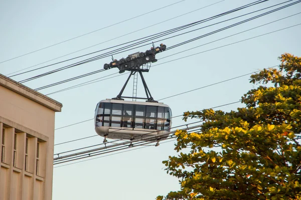 Teleférico Rolo Açúcar Rio Janeiro Brasil Julho 2021 Teleférico Rolo — Fotografia de Stock