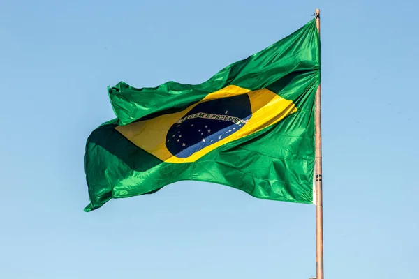 Bandeira Brasil Livre Rio Janeiro — Fotografia de Stock