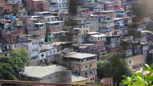 Vista Colina Cantagalo Rio Janeiro Brasil — Vídeo de Stock