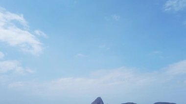 Brezilya Rio de Janeiro 'daki Santa Teresa mahallesinin tepesinden manzara.