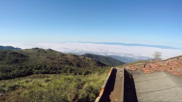 ジャネイロ ブラジルのイタリア国立公園のルーイ ブラガ トレイルの眺め — ストック動画