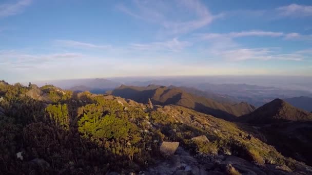 Vista Serra Fina Entre Estados Rio Janeiro São Paulo Minas — Vídeo de Stock