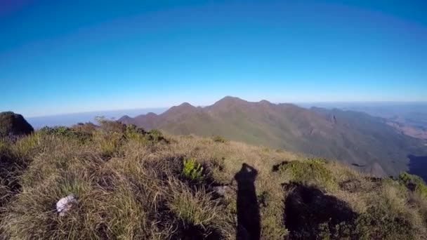 Vista Serra Fina Entre Estados Rio Janeiro São Paulo Minas — Vídeo de Stock