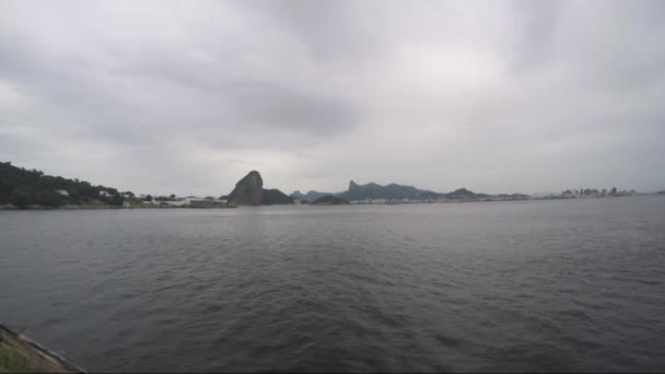 Widok Wejścia Twierdzy Santa Cruz Niteroi Rio Janeiro — Wideo stockowe