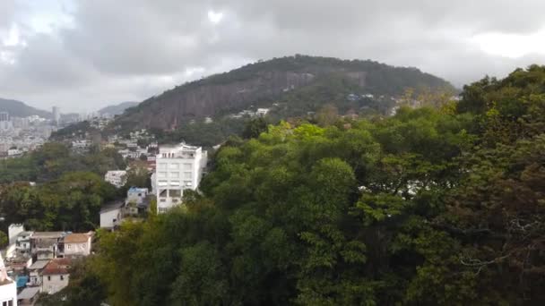 Blick Von Der Spitze Des Santa Teresa Viertels Rio Janeiro — Stockvideo