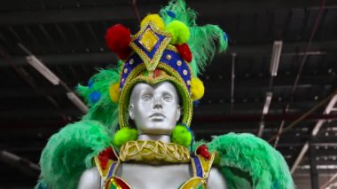 Rio de Janeiro, Brezilya 'da karnaval dekorasyonu.