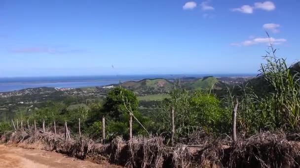 Άποψη Της Πορείας Διαδρόμου Της Marica Στο Rio Janeiro Brazil — Αρχείο Βίντεο