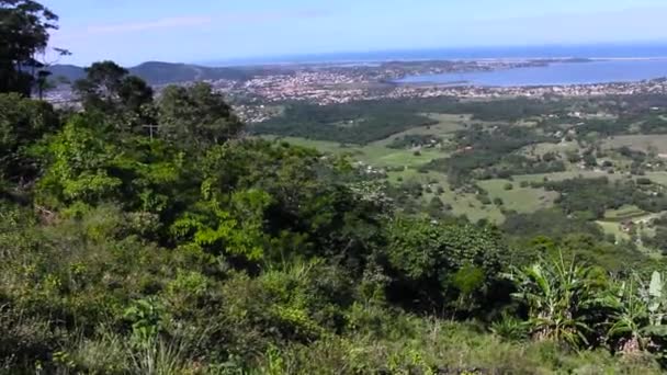 Вид Марсіанську Стежку Rio Janeiro Brazil — стокове відео