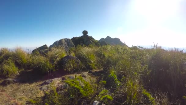 Vista Del Sendero Marins Itaguare Minas Gerais Brasil — Vídeos de Stock