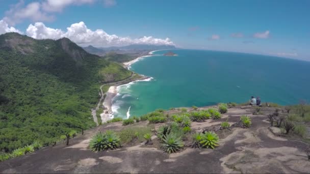 Prainha Peak View Rio Janeiro Βραζιλία — Αρχείο Βίντεο