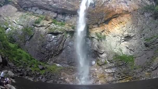 Vista Cascada Del Tablero Minas Gerais Brasil — Vídeo de stock