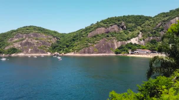 Красный Пляж Трассе Клаудио Коутиньо Рио Жанейро Бразилия — стоковое видео