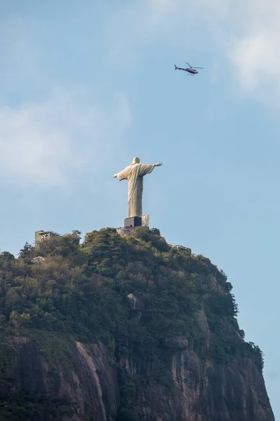 Estatua Del Cristo Redentor Río Janeiro Brasil Agosto 2021 Estatua —  Fotos de Stock