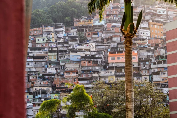 Favela Rocinha Rio Janeiro Brasil Agosto 2021 Favela Rocinha Vista — Fotografia de Stock