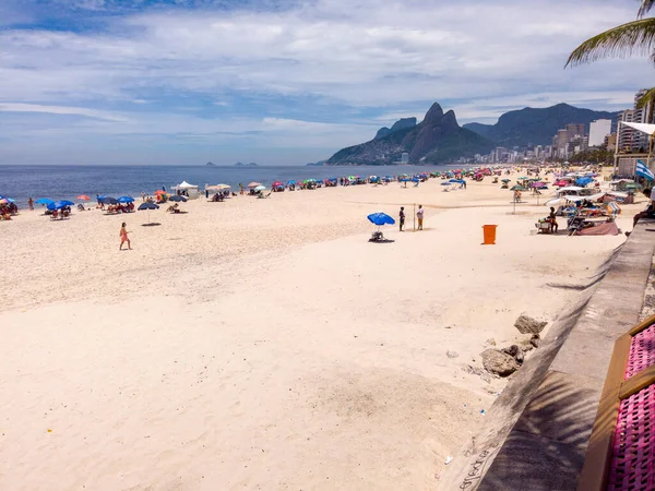 Praia Ipanema Rio Janeiro Brasil Janeiro 2021 Vista Praia Ipanema — Fotografia de Stock