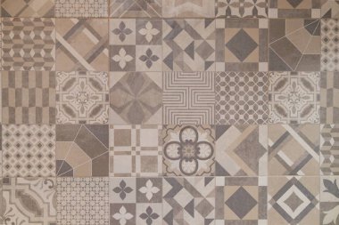 Brezilya, Rio de Janeiro 'da bir evde dekorasyon için kullanılan duvar kağıdı..