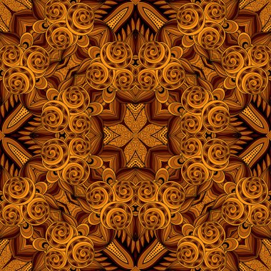 Dikişsiz soyut kabile desen