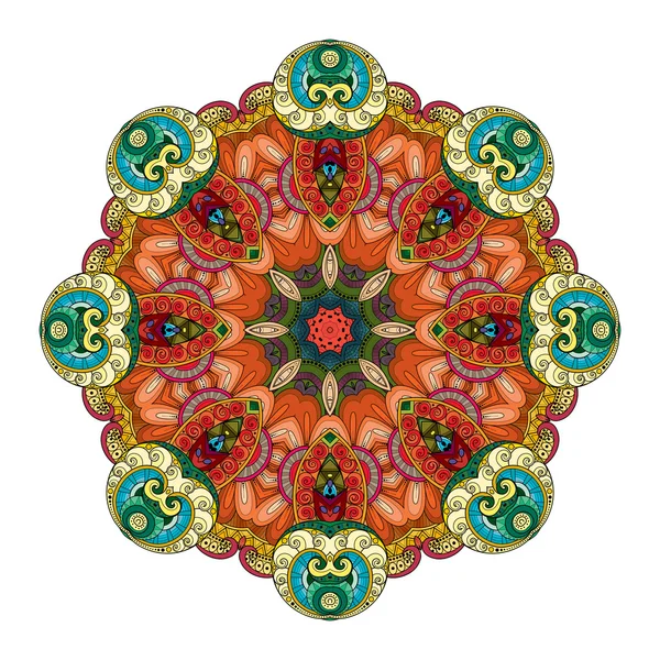 Deco Contorno de color Mandala — Archivo Imágenes Vectoriales