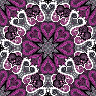 Kesintisiz renkli süslü tasarlamak