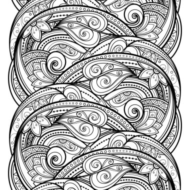 Kusursuz tek renkli çiçekli desen.