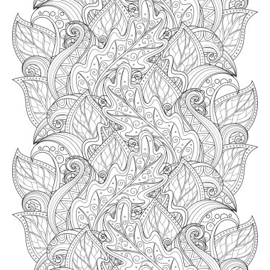 Kusursuz tek renkli çiçekli desen.