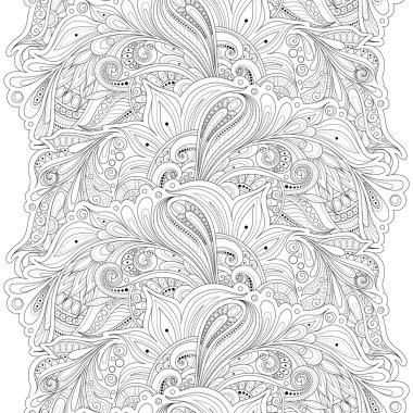 Kusursuz tek renkli çiçekli desen.