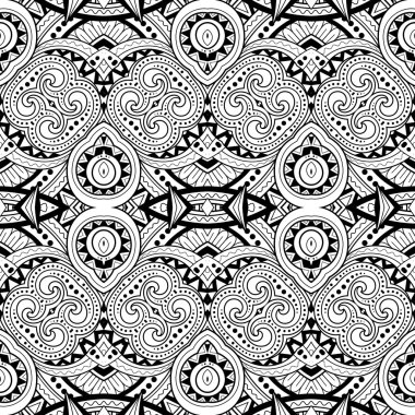 Kusursuz tek renkli süsleme deseni