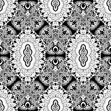 Kusursuz tek renkli süsleme deseni