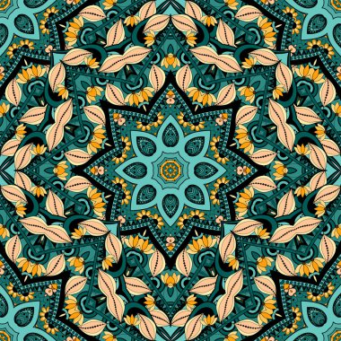 Kesintisiz renkli süslü tasarlamak