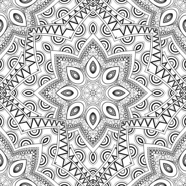 Kusursuz tek renkli süsleme deseni