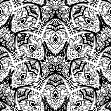 Kusursuz tek renkli süsleme deseni