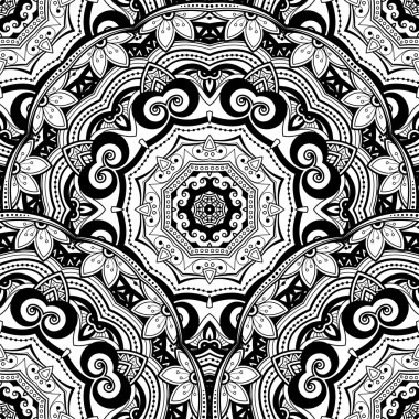 Kusursuz tek renkli süsleme deseni