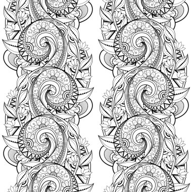 Kusursuz tek renkli çiçekli desen.