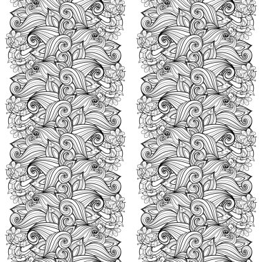 Kusursuz tek renkli çiçekli desen.