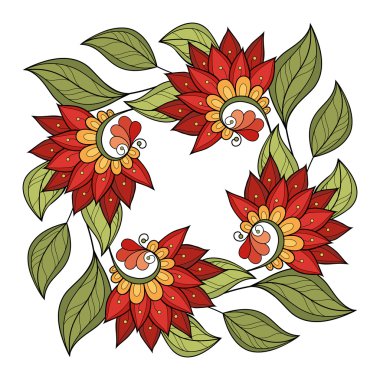 renkli çiçek arkaplanı