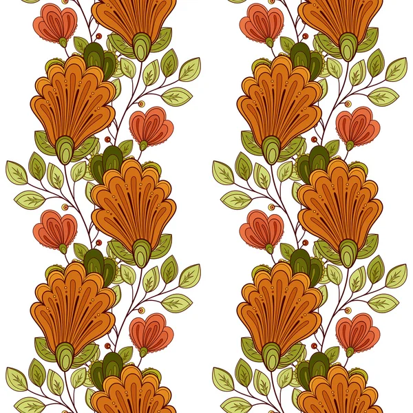 Seamless Floral Pattern — Stock Vector