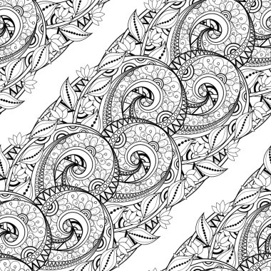 Kusursuz tek renkli çiçekli desen.