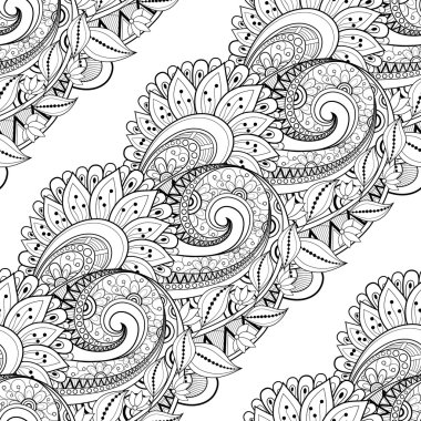 Kusursuz tek renkli çiçekli desen.