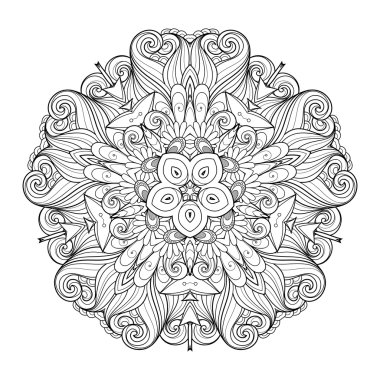 Güzel Deco tek renkli kontur yıldızı