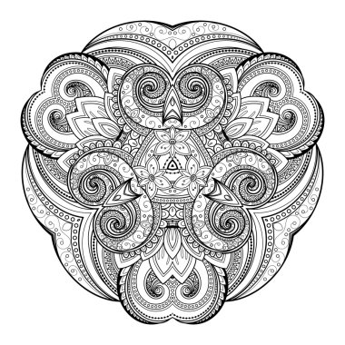 Deco tek renkli üçgen