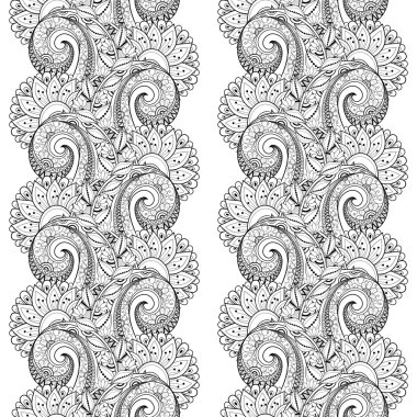 Kusursuz tek renkli çiçekli desen.