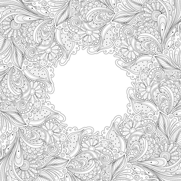 Монохромный цветочный фон
