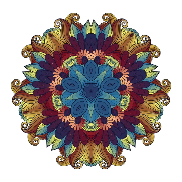 美しいアールデコ調色の輪郭の星 — ストックベクタ