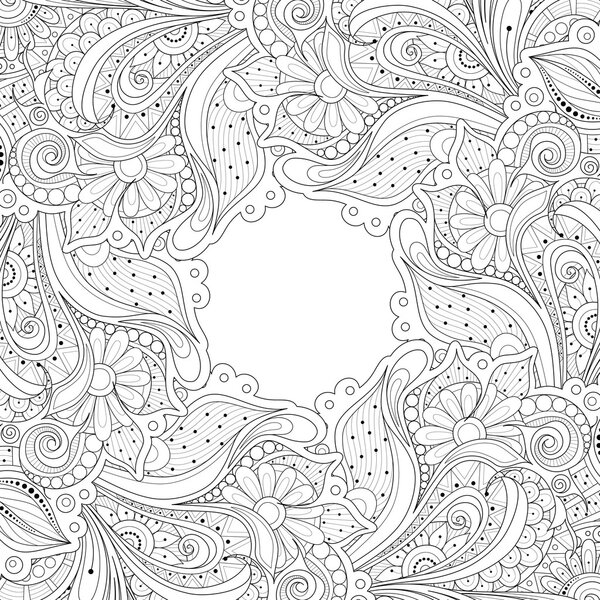 Монохромный цветочный фон
