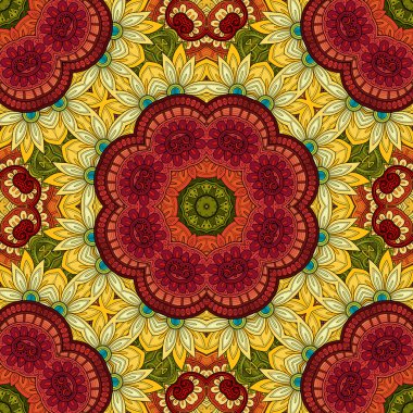 Dikişsiz soyut kabile desen