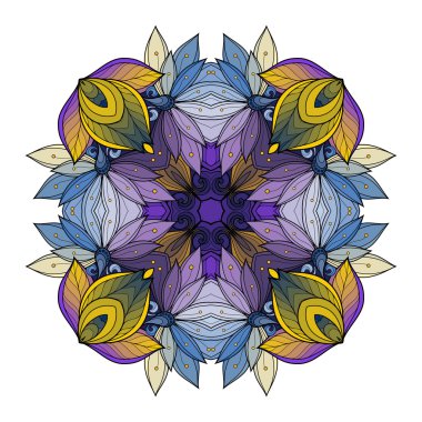 Deco renkli kontur Meydanı